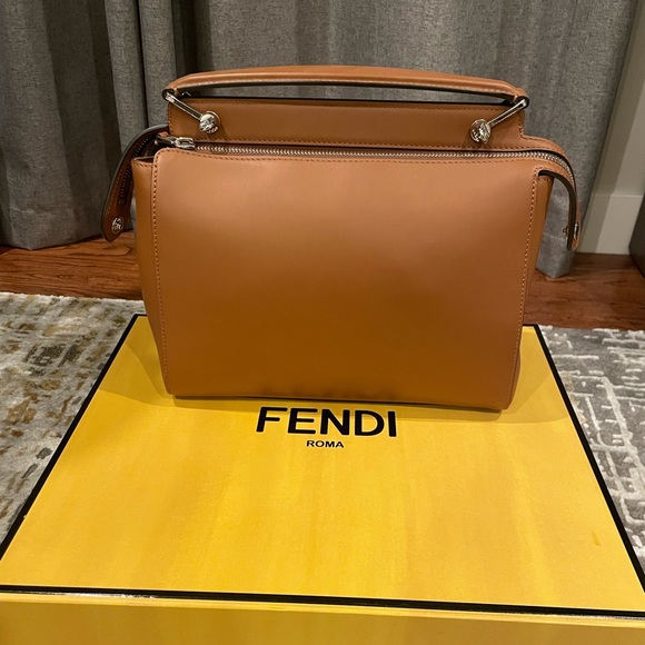 Fendi DotCom Brown Like New Handbag - Picture 4 of 12